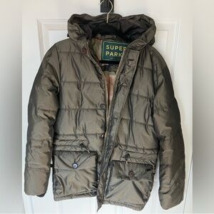 Scotch & Soda Men’s Green Puffer Jacket